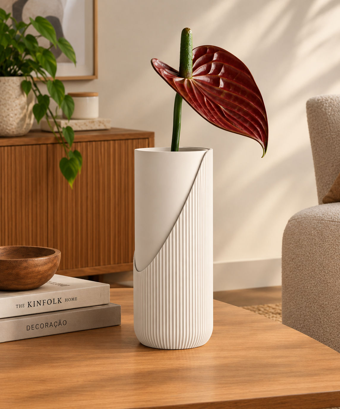 15608038998-vaso-decorativo-para-plantas-encastra-branco.jpg Vaso Decorativo para Plantas Encastra - Imagem 1